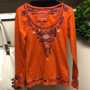 Johnny Was long sleeve shirt.